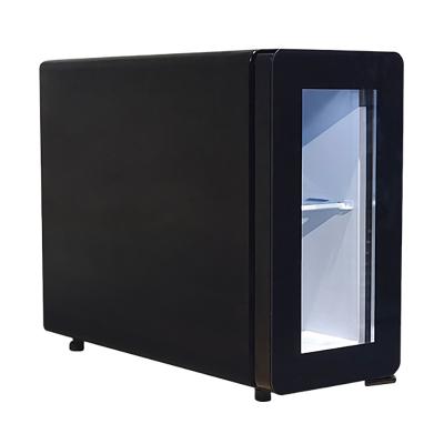 China Cooler Single-temperature Meisda SC08E 8L Beverage Milk Display Mini Bar Fridge for sale