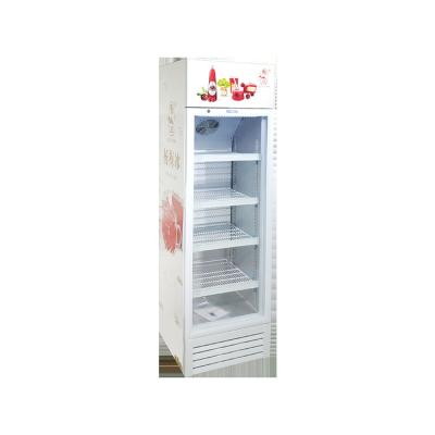 China Single-temperature 235L Upright Standing Commercial Supermarket Display Showcase Cooler for sale