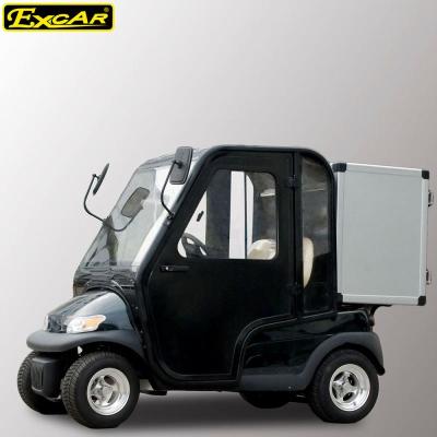 China EXCAR mini aluminum electric car, electric car with cabin door, aluminum electric golf cart for sale