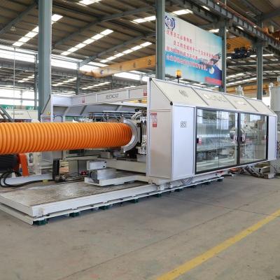 China Water Cooling DWC Pipe Production Line For ID100 - ID600MM Plastic Drainage System for sale