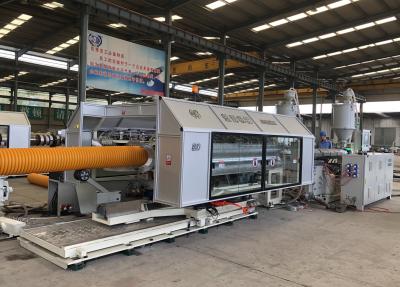 China Double Wall Corrugated Drainage Pipe Production Line DWC Pipe Machine For HDPE PE Plastic Pipe for sale