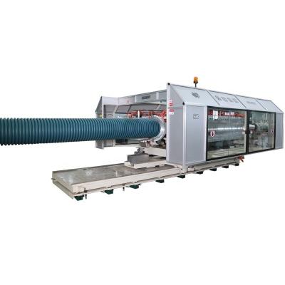 China Water Cooling Plastic Drain Pipe DWC Pipe Processing Machine For OD 90mm - 600mm for sale