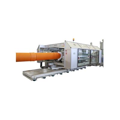 China PE PP HDPE Corrugated Pipe Machine Dual Single Wall Spiral Pipe Forming Machine for sale