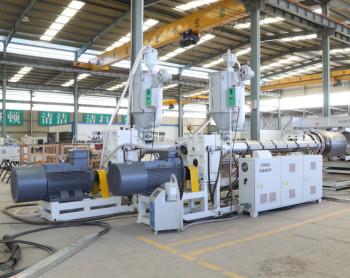 China Easy Operation Corrugated Pipe Extruder High Speed PE PP HDPE Pipe Extruder Machine for sale