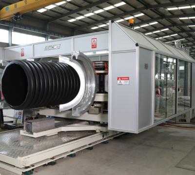 China High Speed Corrugated Pipe Machinery HDPE/PP/PE Plastic Pipe Production Line for sale