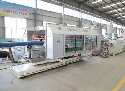 China Dual Layer Plastic Pipe Extrusion Line HDPE PP Corrugated Pipe extrusion line for sale