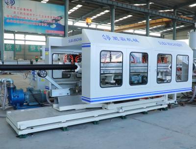 China High Speed Double Wall Corrugated Pipe Extrusion Line For OD 40MM - 200MM Pipe for sale