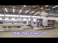 single screw pe pp plastic pipe extruder machine with high extrusion capacity