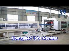 double wall corrugated tube production line plc control for raining water collection pipe