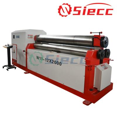 China Siecc Slip Rolling Machine Hydraulic Cnc 4 Roller Plate Rolling Machine for sale