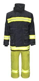 China En469 Structure Navy Blue Firefighting Turnout Gear Three Or Four Layers for sale