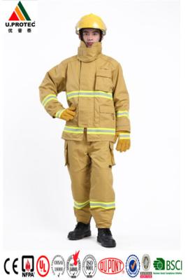 Cina BTTG ha certificato il vestito dell'abbigliamento del vigile del fuoco/dell'uniforme/vigile del fuoco della lotta contro l'incendio in vendita