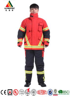 China Nomex Advance Fireman Garment / Firefighter Uniform / Fireman Suit for sale