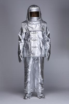 China Safety Aluminized Fire Proximity Suit Fire Resistant Garment with Aluminum Foil for sale