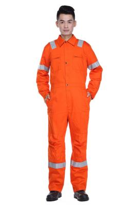 China FR 100% Cotton Flame Retardant Suit / Fire Resistant Uniforms XS - XXXXL Size for sale