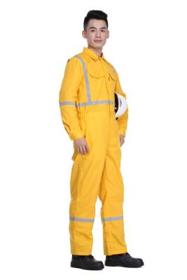 China Washing Flame Retardant Clothing Safety Apparel Heat Insulation for Oil and Gas EN11612 for sale