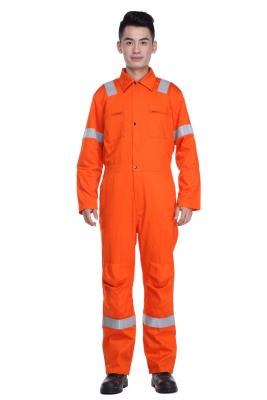 China Oil Field Safety Flame Retardant Coveralls Anti Static Clothing Royal Blue Red Orange Color for sale