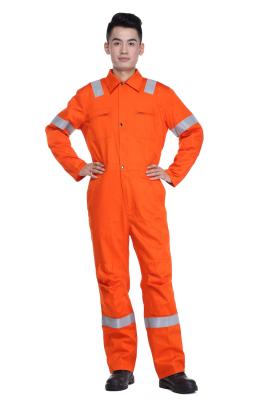 China Hi Vis Cotton Antistatic FR Protective Workwear for Oil and Gas for sale