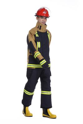 China Customized EN469 Nomex FR Firefighter Suits Flame Retardant Clothes for Men for sale