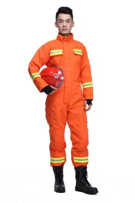 China Fire Resistant Nomex IIIA Fire Rescue Apparel / Fire Entry Suits with OEM Service for sale