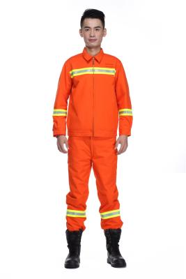 China Safety Forest / Wildland Fire Fighting Uniform Fire Rescue Apparel / Fire Entry Clothes for sale