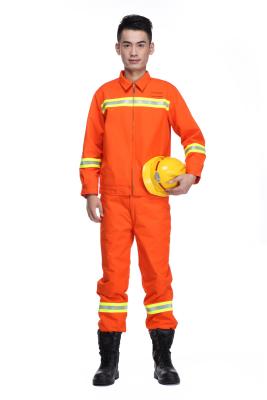 China Durable Fire Rescue Apparel Fire Fighting Rescue Nomex Fire Retardant Protective Clothing for sale