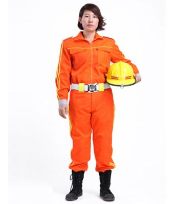 China Fire Resistant Dupont Nomex IIIA Mine Rescue EMS Coverall / Workwear Yellow or Orange for sale