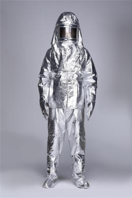 China Fire Retardant Heat Insulation Light Fire Entry Suits / Fire fighting Suit Aluminized for sale