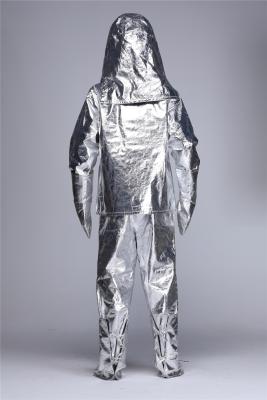 China Anti Static Aluminized Fire Proximity Suit Heat Resistance Coveralls / Workwear for sale