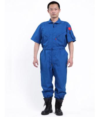 China Professional Flight Suit Coveralls Anti Static Clothing with Zipper Chest Pockets for sale