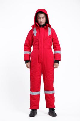 China OEM Freezer Suits Waterproof Windproof Winter Coveralls with Nomex IIIA Material for sale