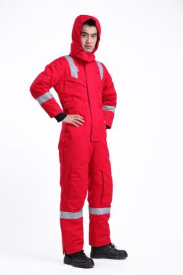 China Worker Protective Freezer Suits Winter Coveralls Flame Retardant Uniforms for sale