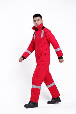 China Windproof  Men's Winter Freezer Suits Coveralls for sale