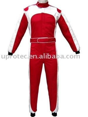 China Flame Retardant Protective Nomex Auto Racing Suits White Red Blue Black XS - XXXXL for sale