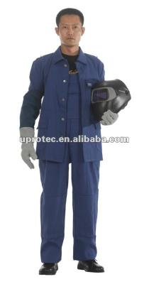 China Anti-Static Winter Workwear Welding Protective Clothing , Welding Operator Uniform for sale