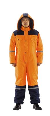 China Hi Vis Freezer Wear Nomex IIIA Flame Retardant Clothing Navy Blue Red Yellow Orange for sale