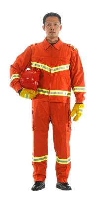 China Hi Vis Fireproof Nomex Wildland Fire Clothing Flame Retardant Overalls Shirts and Pants for sale