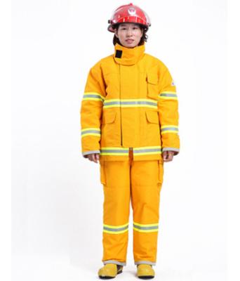 China CE EN469 Certified Firefighter Clothes / Firefighting Turnout Gear with Dupont  Nomex Material for sale