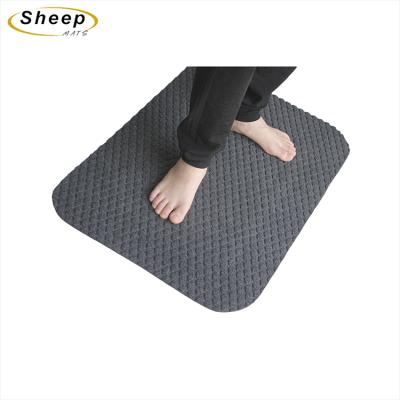 China Washable Sheepmats Relieve Comfort Room Anti Fatigue Office Standing Microfiber Floor Mat , Micro Fiber Mat for sale