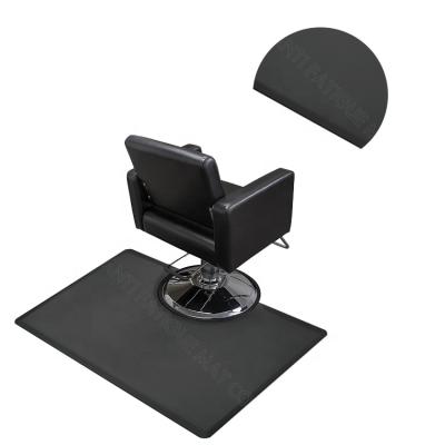 China Stain Resistant Waterproof Sheepmats PU Anti Fatigue Barber Salon Chair Floor Mat Beauty For Antifatigue Position for sale