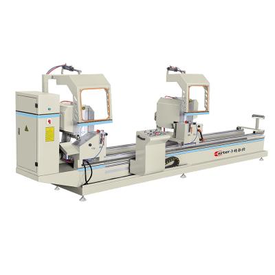 China Building Material Shops 45 Degree High Precision Digital Display Precision Cutting Double Head Saw for sale