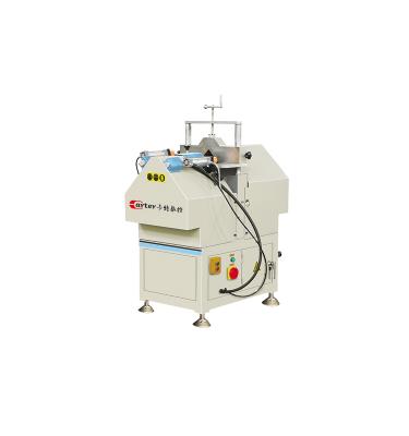 China Building Material Stores Jinan Manufacturer Plastic Profile V-notch Shape Cutting Saw Machine for PVC UPVC Window Making for sale