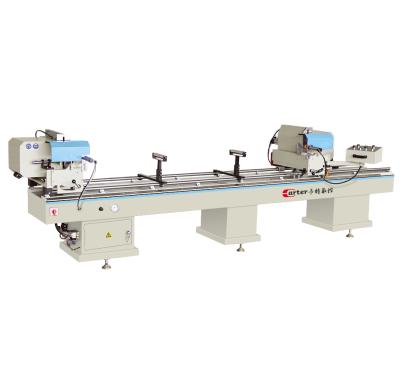 China Hotels factory price circular saw double blade heads upvc pvc cutting saw window machine for sale