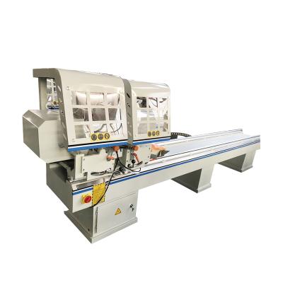 China Building Material Shops Upvc High Precise Profile Head Dual 45 Degree CNC Saw Cutting Machine for sale