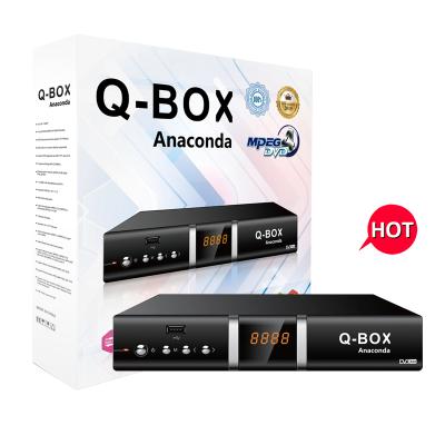 China Hot Selling Full HD 1080P Q-BOX Anaconda Africa IPTV YouTube WiFi Dongle S2 Set Top Box Satellite TV Receiver for sale