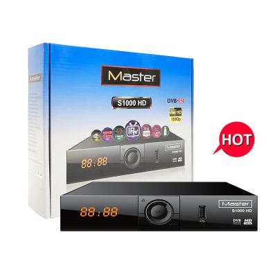 China Full HD 1080P Master-S1000HD new dvb c tv set top box receiver MPEG 4 satellite set top box DIS free DIS for sale