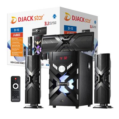 China No Sound DJACK Star D13 Speakers Audio System Subwoofer 3.1 Karaoke Party Multimedia Speaker System for sale