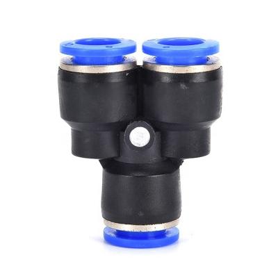 China ZM PY 1183 Plastic Pneumatic Fittings Push Connector Straight Terminal Fitting Pneumatic Plastic Hose Fitting for sale