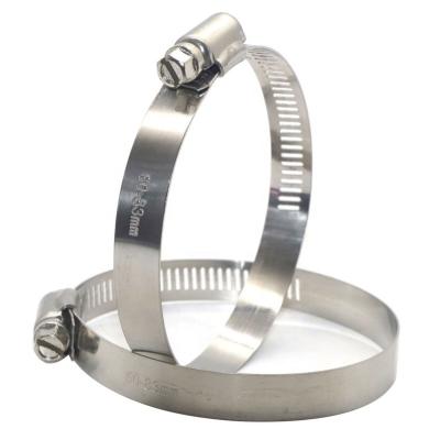 China ZM 201 Stainless Steel And ZM 201 Stainless Steel Pipe Clamp 60-83mm Size 3-1/4 Inch Galvanized Steel Hydraulic Single Thread Pipe Clamp for sale