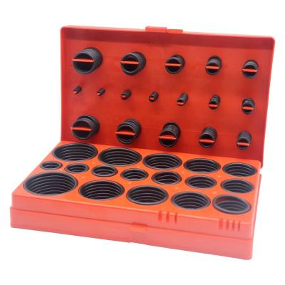 China NBR ZM 1135 Standard O Ring Seal Kit 419 Pcs NBR Excavator Hydraulic O Ring Seal Set Box Assortment for sale